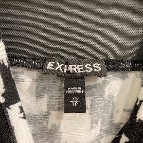 Express houndstooth mesh tank - Picture 3 of 5